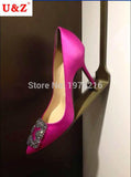 2016 fashion rhinestone mb02 shoes 60/80/100mm high heels shoes Silk satin Women Pumps Sexy Wedding Party Shoes 100% Real photos