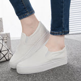 Floral Canvas Shoes Hot Sale 2017 Fashion Appliques Slipony Women Footwear Height Increase Girl Female Comfort Slipon Women