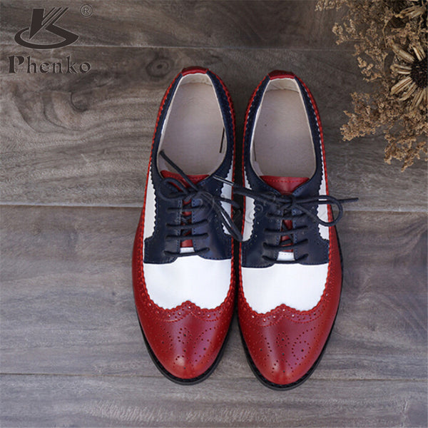 Genuine leather women flat shoes round toe flats handmade shoes woman US size 11 vintage 2017 sping oxford shoes for women blue