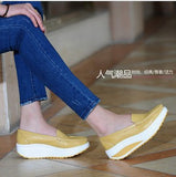 Women genuine leather shoes female wholesale flats shoes girl casual comfort low heels flat loafers nurse shoes